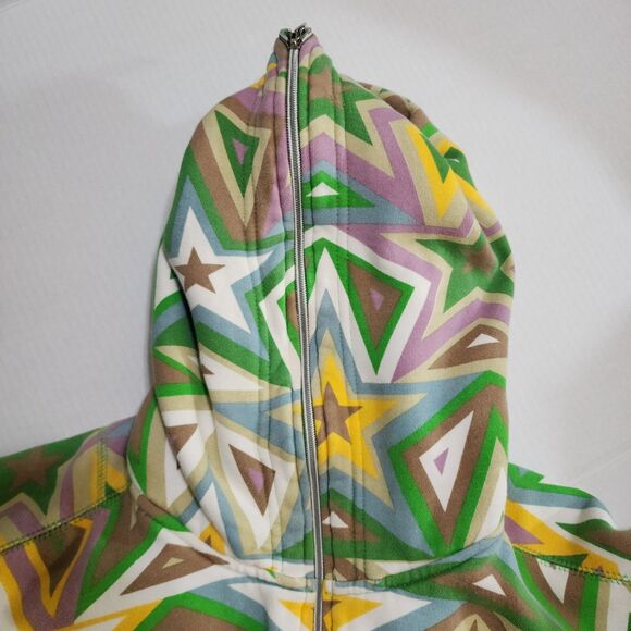 CLH Creating Limitless Heights Mens Full-Zip Hoodie Sweatshirt Y2K Stars Sz 2XL - Picture 4 of 13